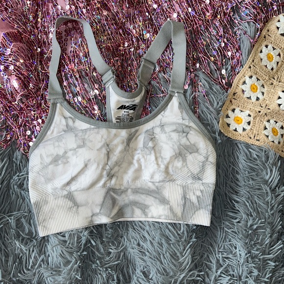 Avia Other - - cute marble sports bra !🫧🪩